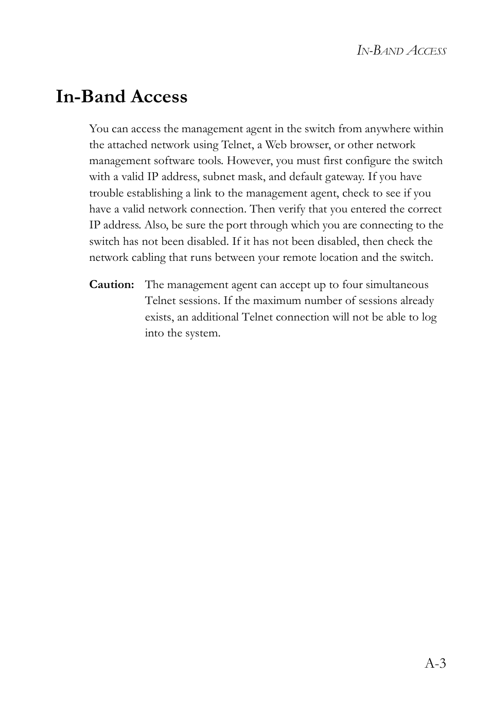 In-band access | SMC Networks 10G User Manual | Page 57 / 80