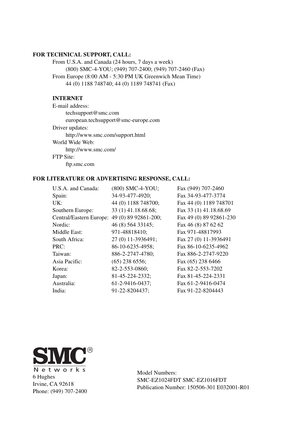 SMC Networks 24/16 User Manual | Page 31 / 31