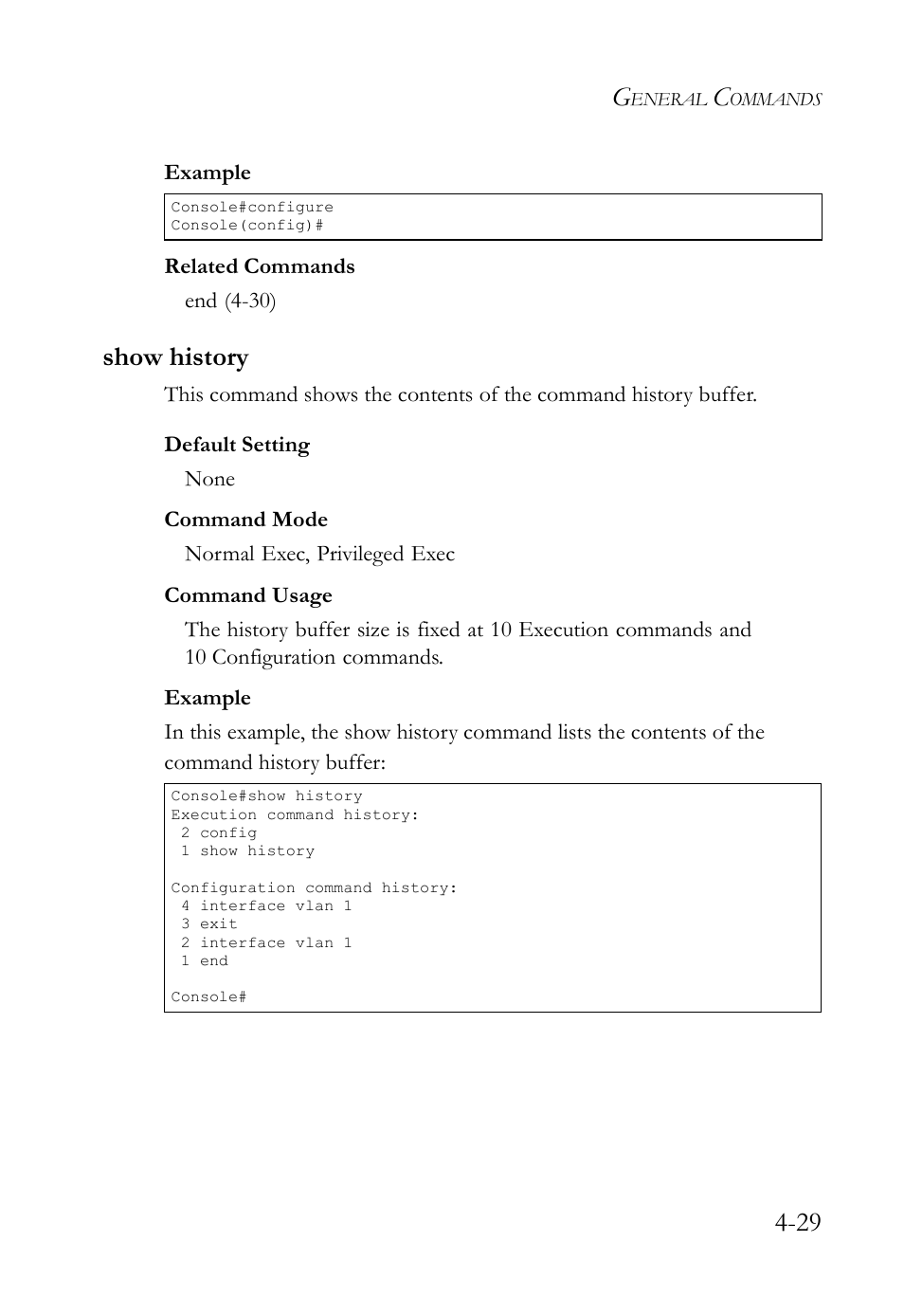 Show history, Show history -29 | SMC Networks SMC TigerStack IV SMC6224M User Manual | Page 277 / 522