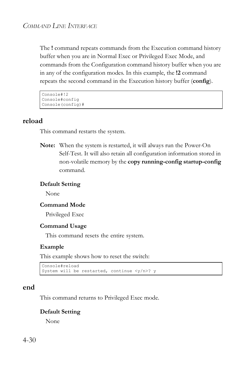 Reload, Reload -30 end -30 | SMC Networks SMC TigerStack IV SMC6224M User Manual | Page 278 / 522