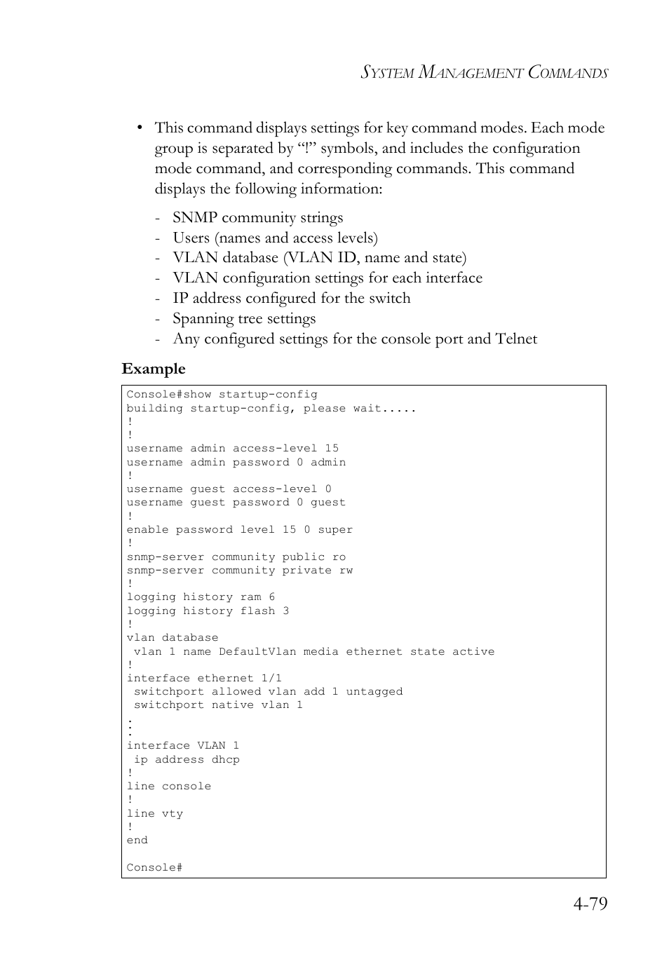 SMC Networks SMC TigerStack IV SMC6224M User Manual | Page 327 / 522