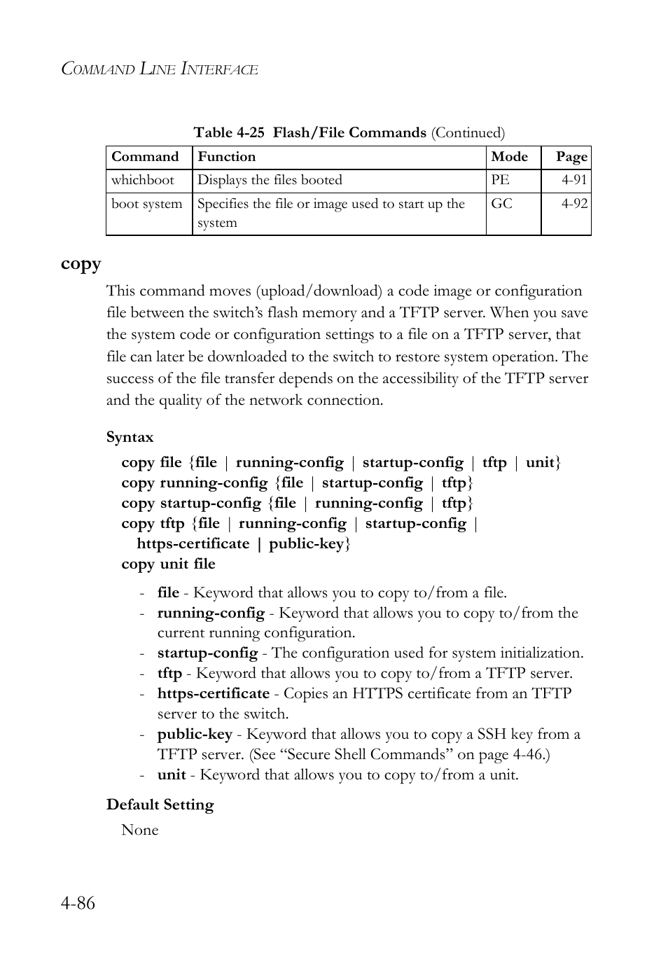 Copy, Copy -86, 86 copy | SMC Networks SMC TigerStack IV SMC6224M User Manual | Page 334 / 522