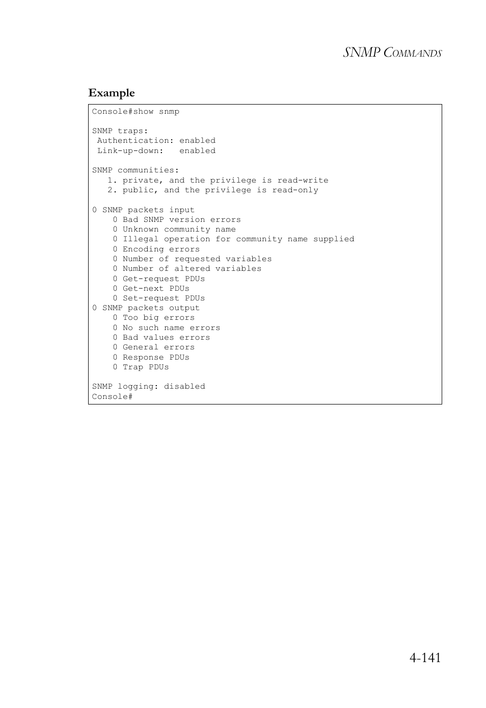 Snmp c | SMC Networks SMC TigerStack IV SMC6224M User Manual | Page 389 / 522