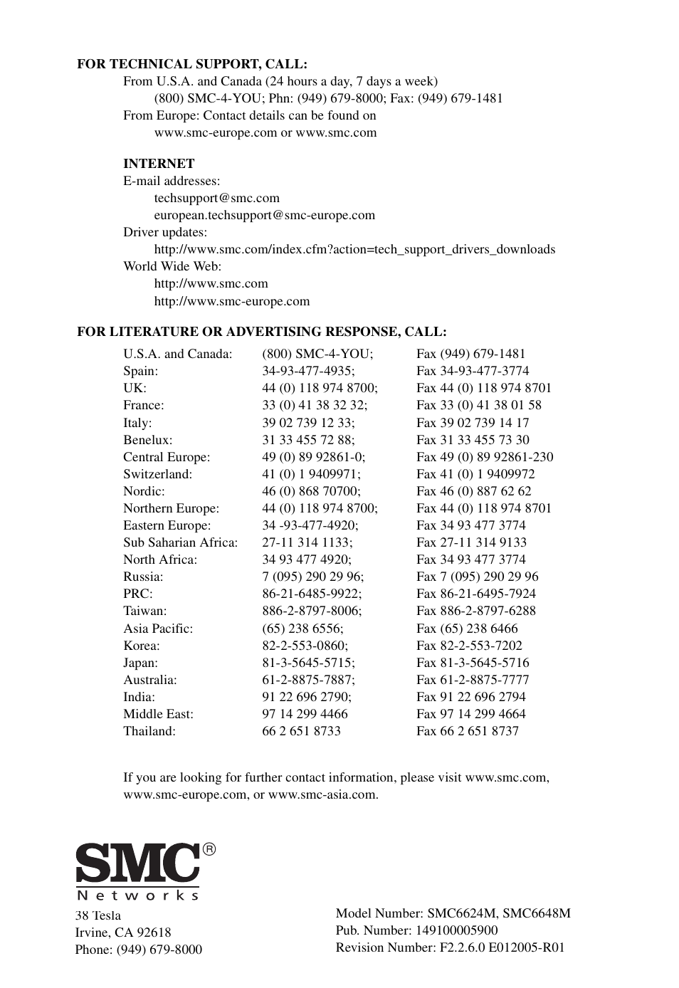 SMC Networks SMC TigerStack IV SMC6224M User Manual | Page 522 / 522