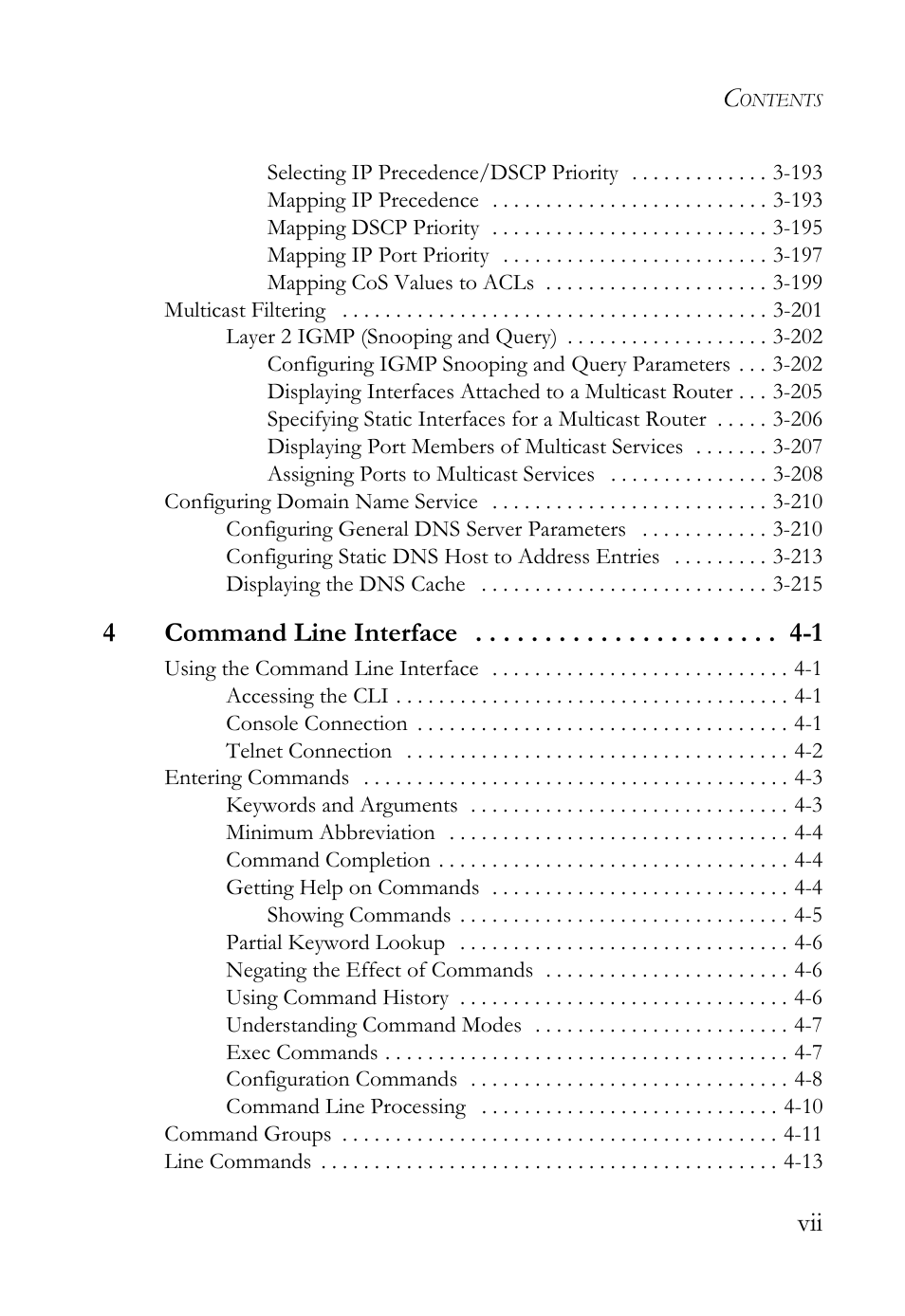 4command line interface -1 | SMC Networks SMC TigerStack 1000 SMC8748M User Manual | Page 13 / 592