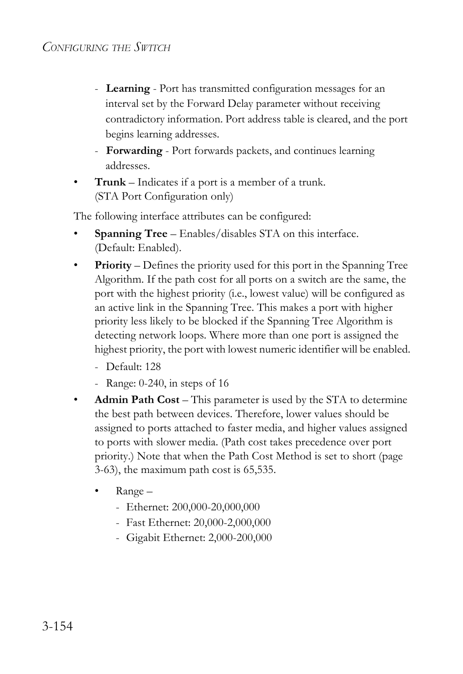 SMC Networks SMC TigerStack 1000 SMC8748M User Manual | Page 210 / 592