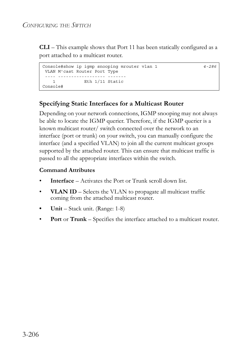 SMC Networks SMC TigerStack 1000 SMC8748M User Manual | Page 262 / 592