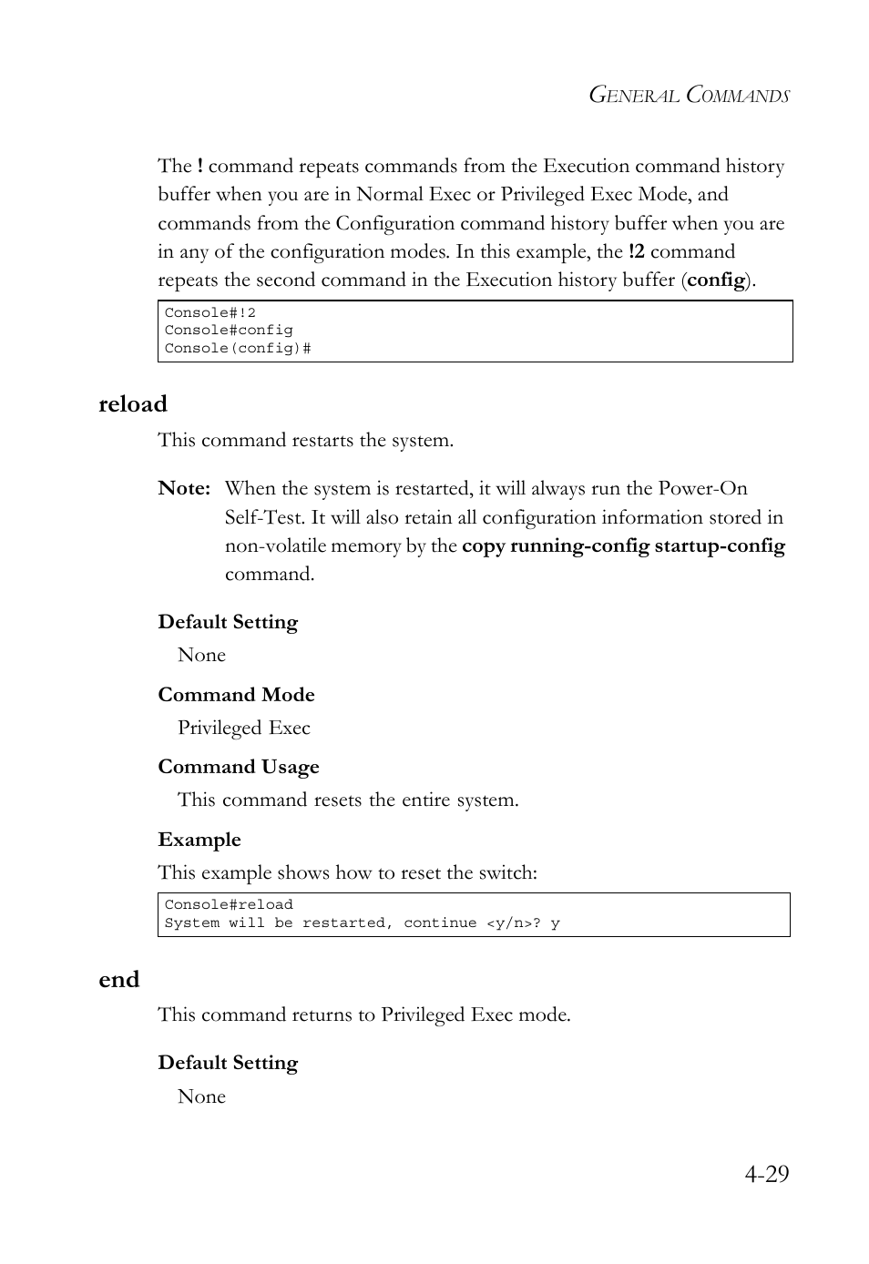 Reload, Reload -29 end -29 | SMC Networks SMC TigerStack 1000 SMC8748M User Manual | Page 301 / 592