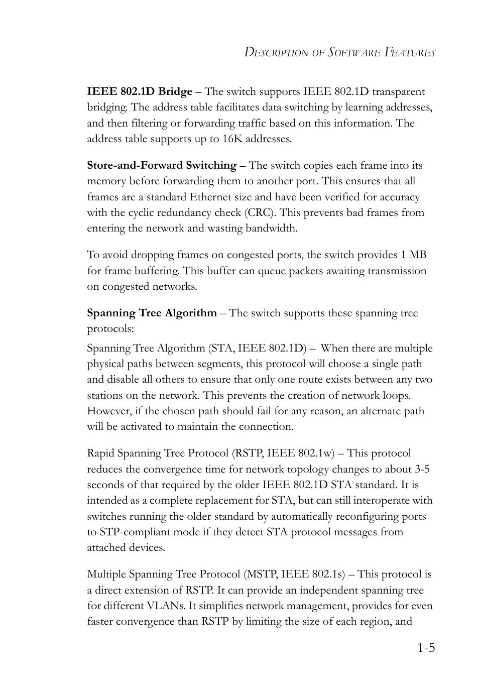 SMC Networks SMC TigerStack 1000 SMC8748M User Manual | Page 33 / 592