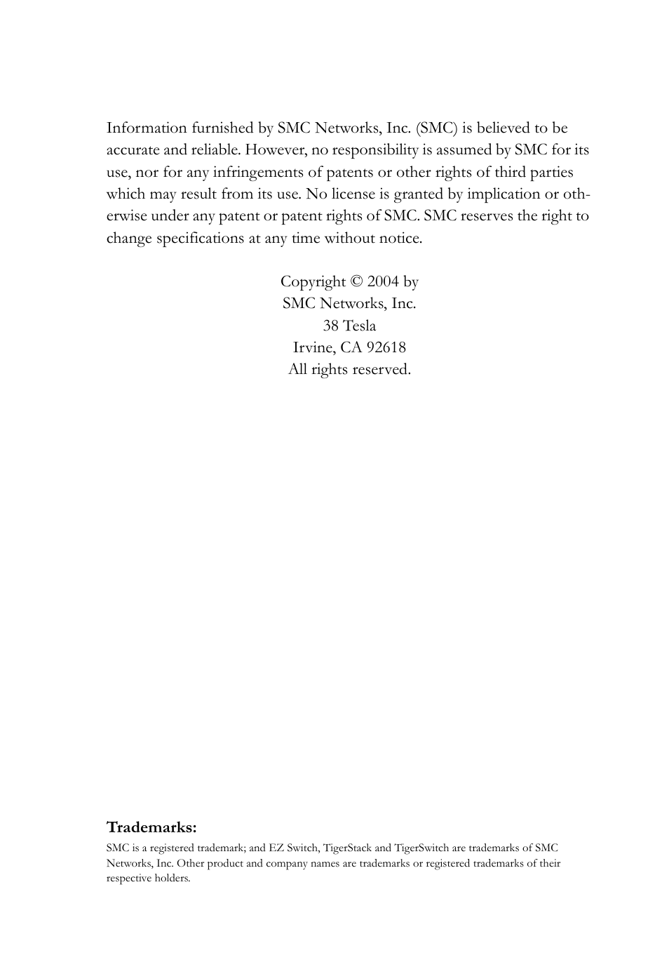 SMC Networks SMC TigerStack 1000 SMC8748M User Manual | Page 5 / 592