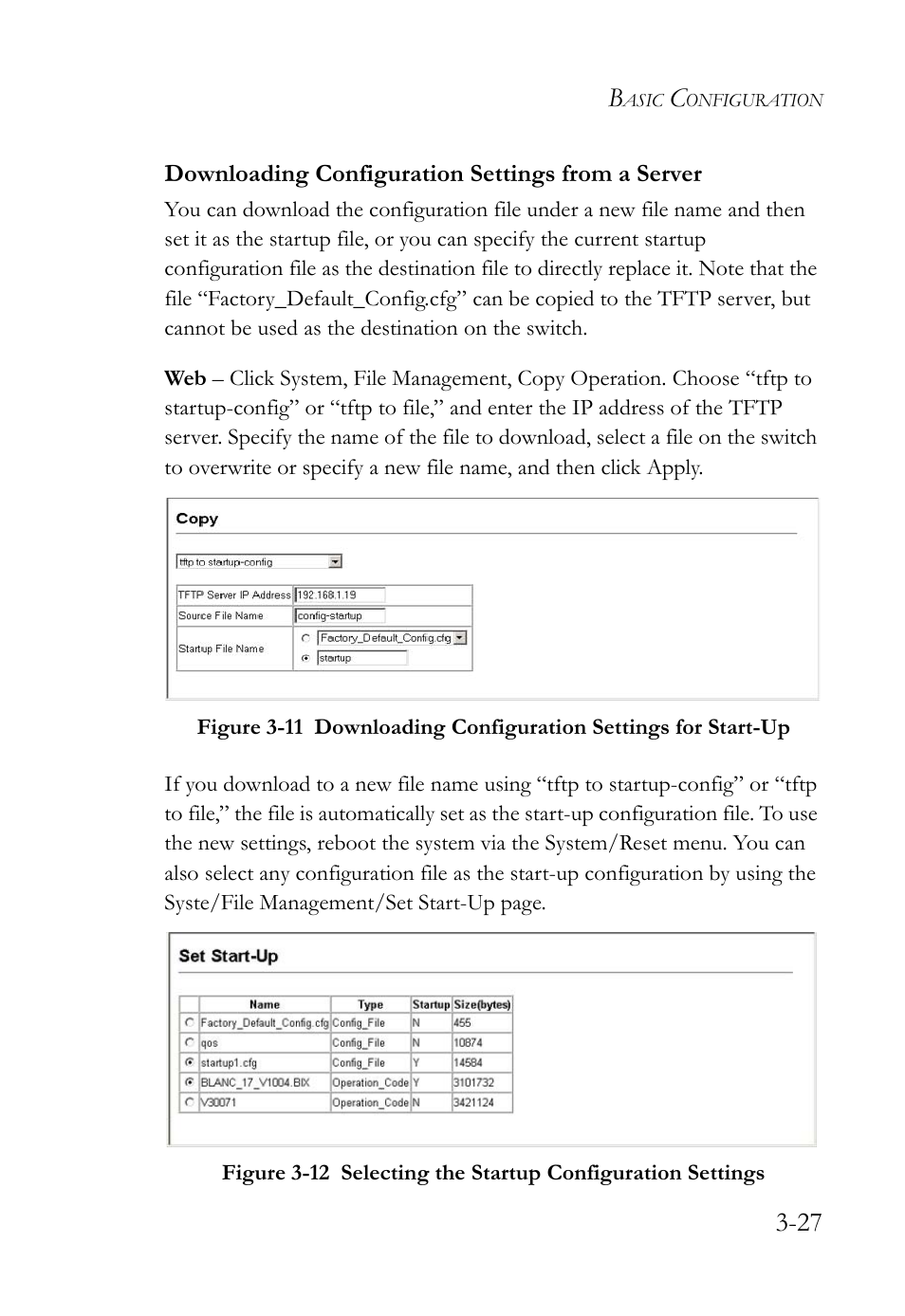 Downloading configuration settings from a server | SMC Networks SMC TigerStack 1000 SMC8748M User Manual | Page 83 / 592