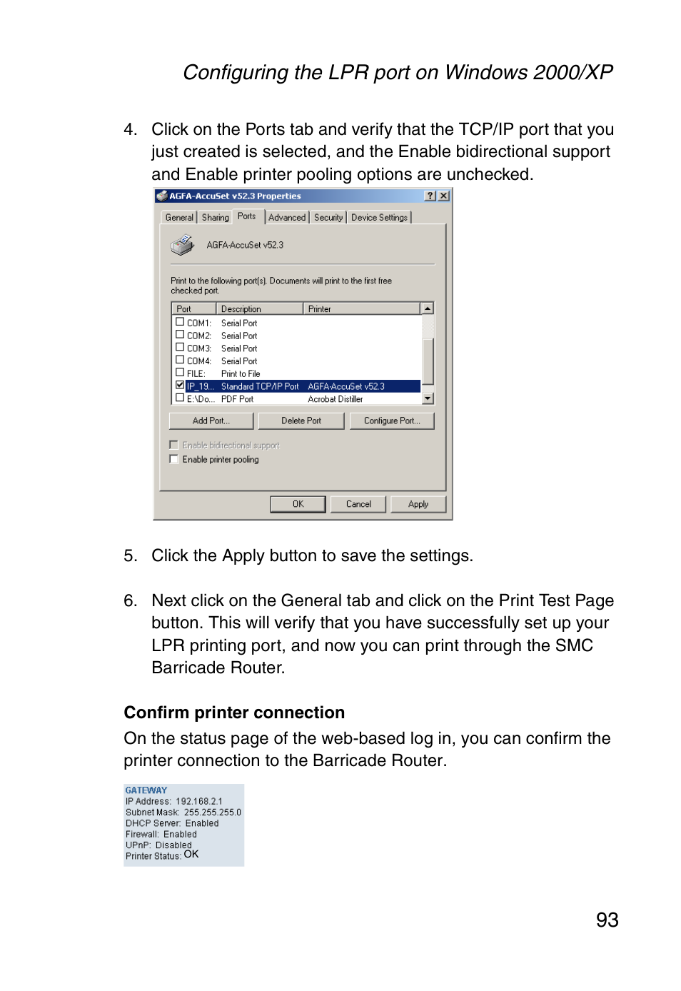 SMC Networks SMC Barricade g SMC2804WBR User Manual | Page 103 / 114