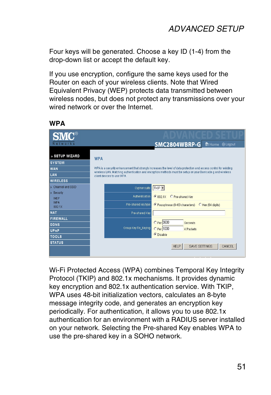 SMC Networks SMC Barricade g SMC2804WBR User Manual | Page 61 / 114