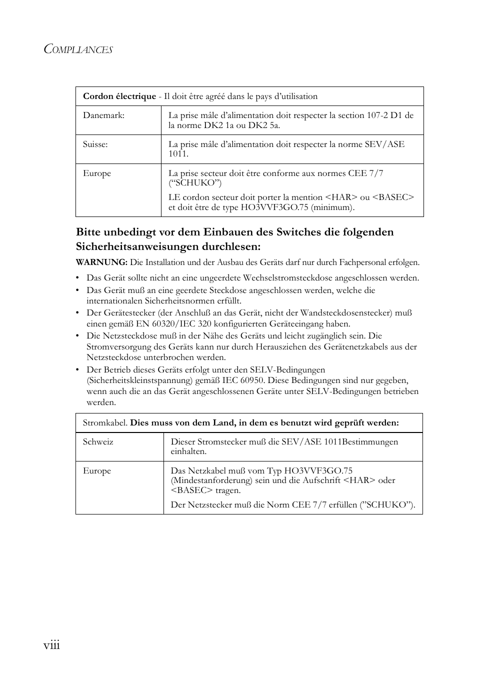 Viii | SMC Networks SMC TigerCard 10G User Manual | Page 12 / 86