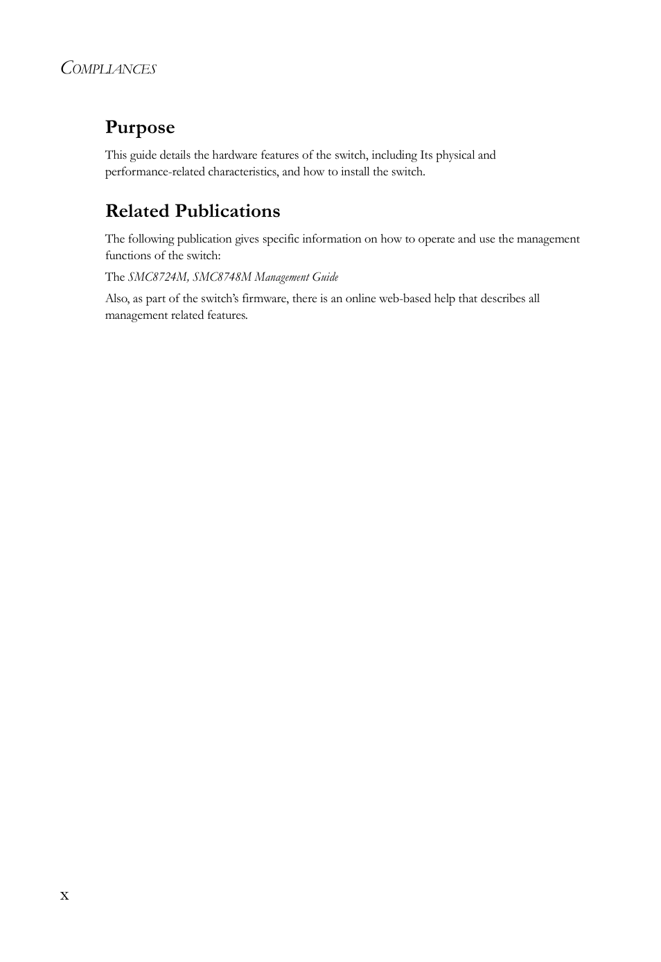 Xpurpose, Related publications | SMC Networks SMC TigerCard 10G User Manual | Page 14 / 86