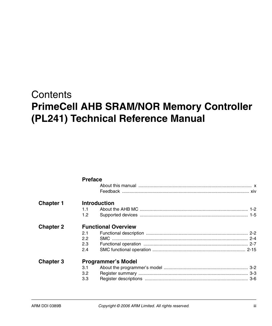 SMC Networks ARM PL241 User Manual | Page 3 / 110