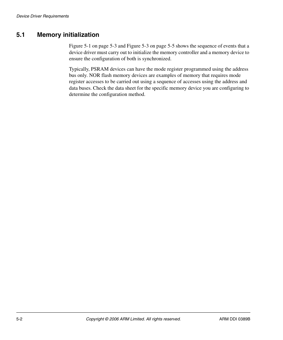 1 memory initialization, Memory initialization -2 | SMC Networks ARM PL241 User Manual | Page 90 / 110