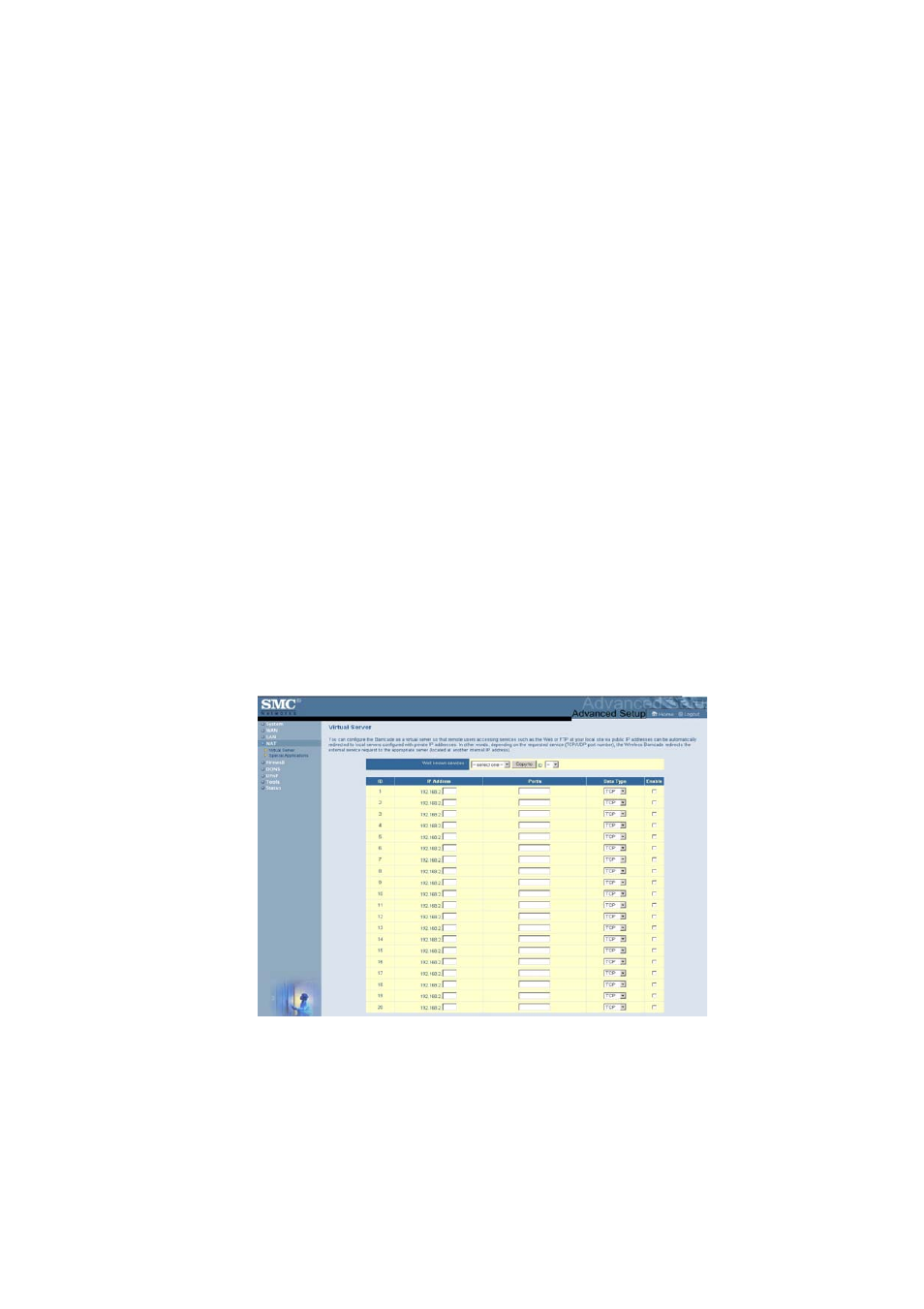 SMC Networks SMC7004VBR V.2 User Manual | Page 36 / 61
