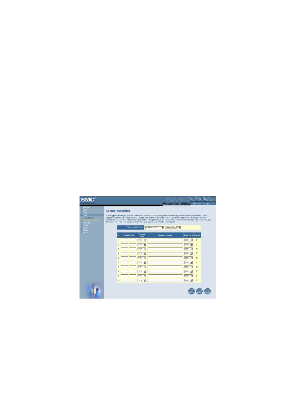 SMC Networks SMC7004VBR V.2 User Manual | Page 37 / 61