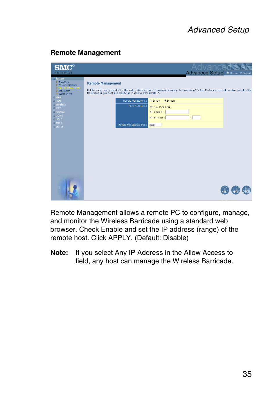 SMC Networks Barricade SMCWBR14-G User Manual | Page 47 / 105