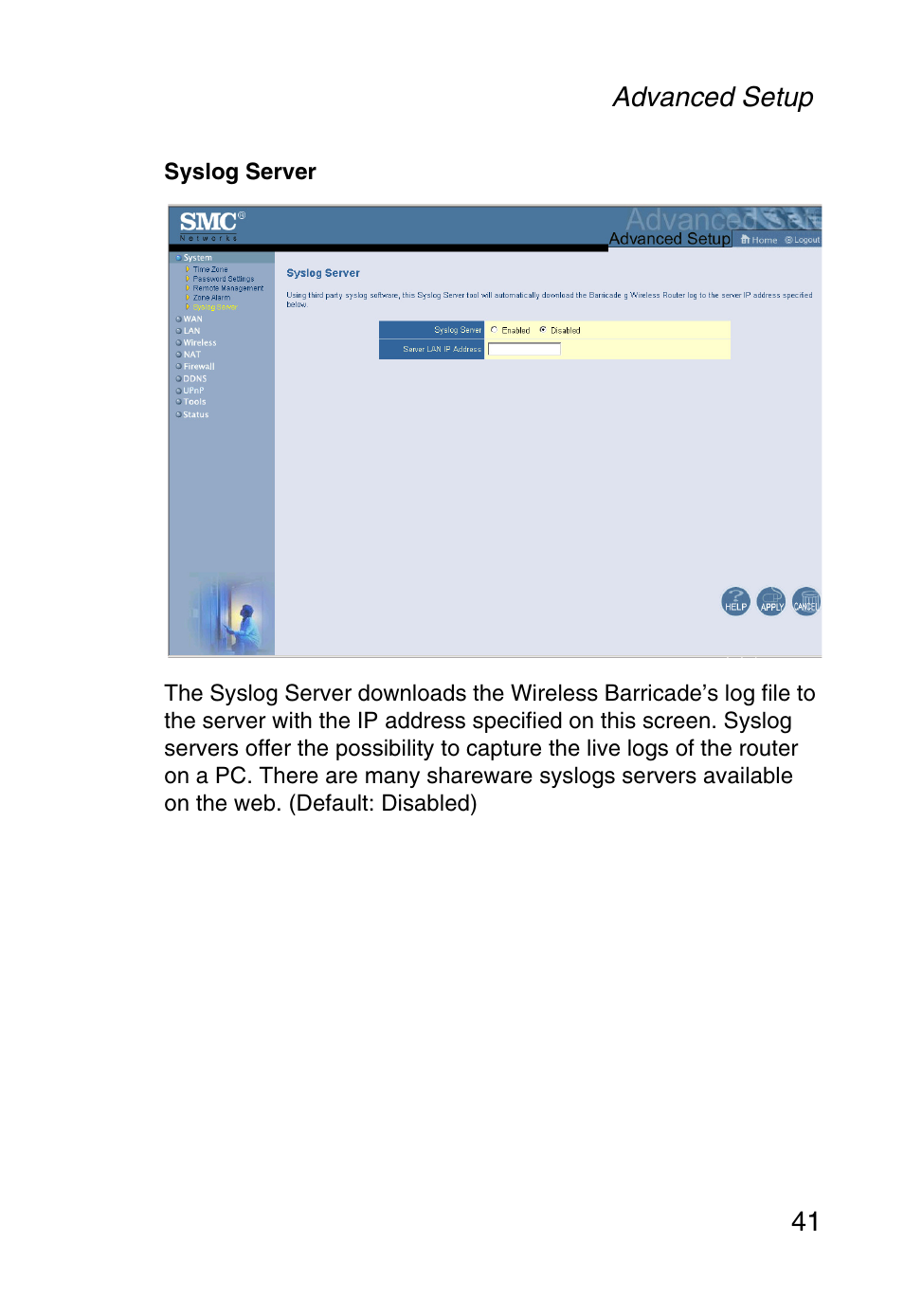 SMC Networks Barricade SMCWBR14-G User Manual | Page 53 / 105