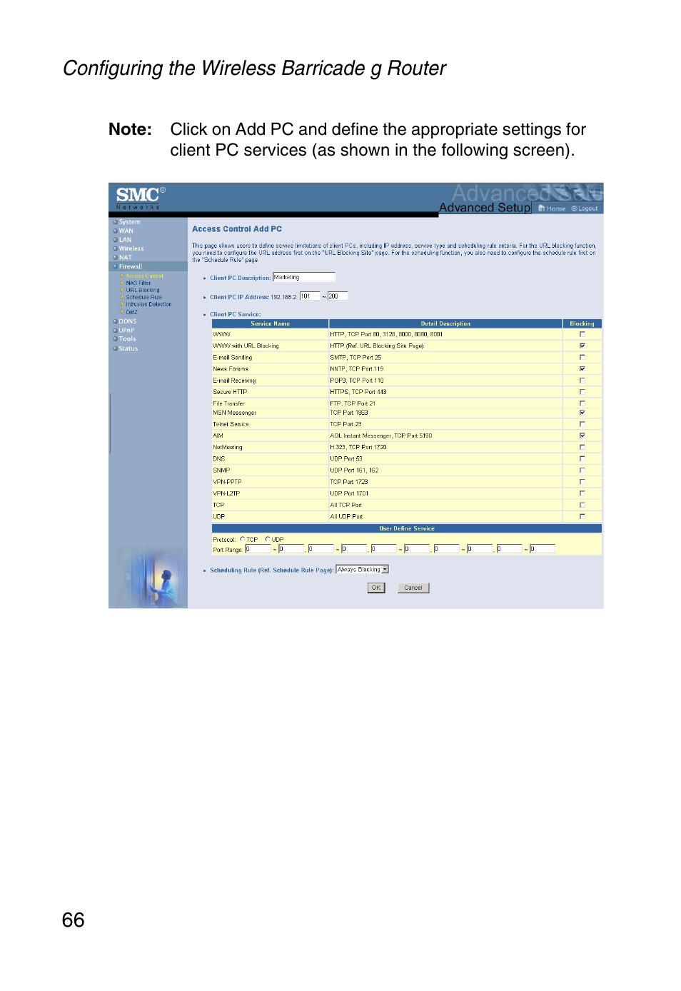 SMC Networks Barricade SMCWBR14-G User Manual | Page 78 / 105