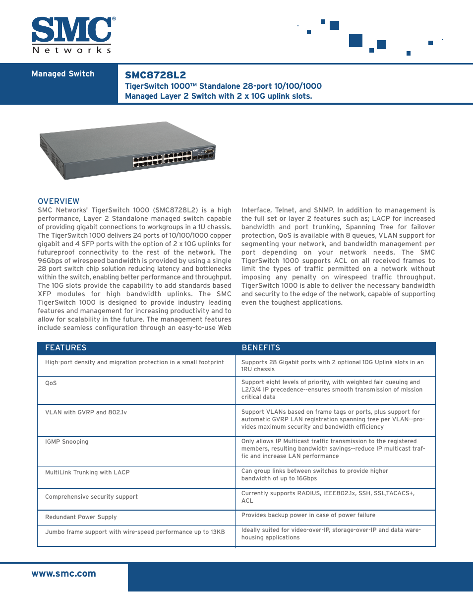 SMC Networks SMC EZ Starter Kit 1000 User Manual | 2 pages