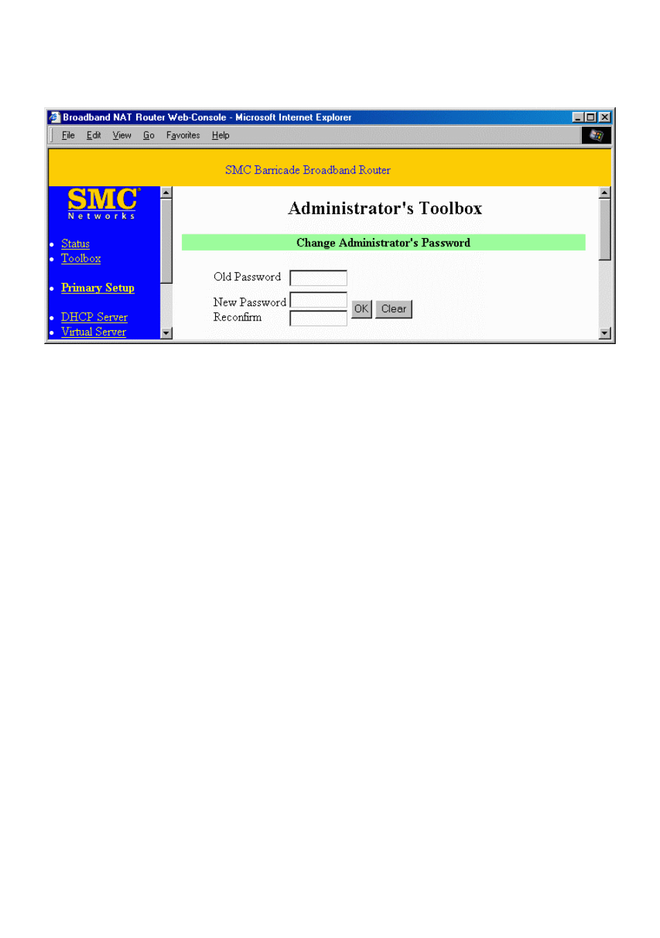 3 toolbox | SMC Networks Barricade Cable/DSL Router User Manual | Page 17 / 40