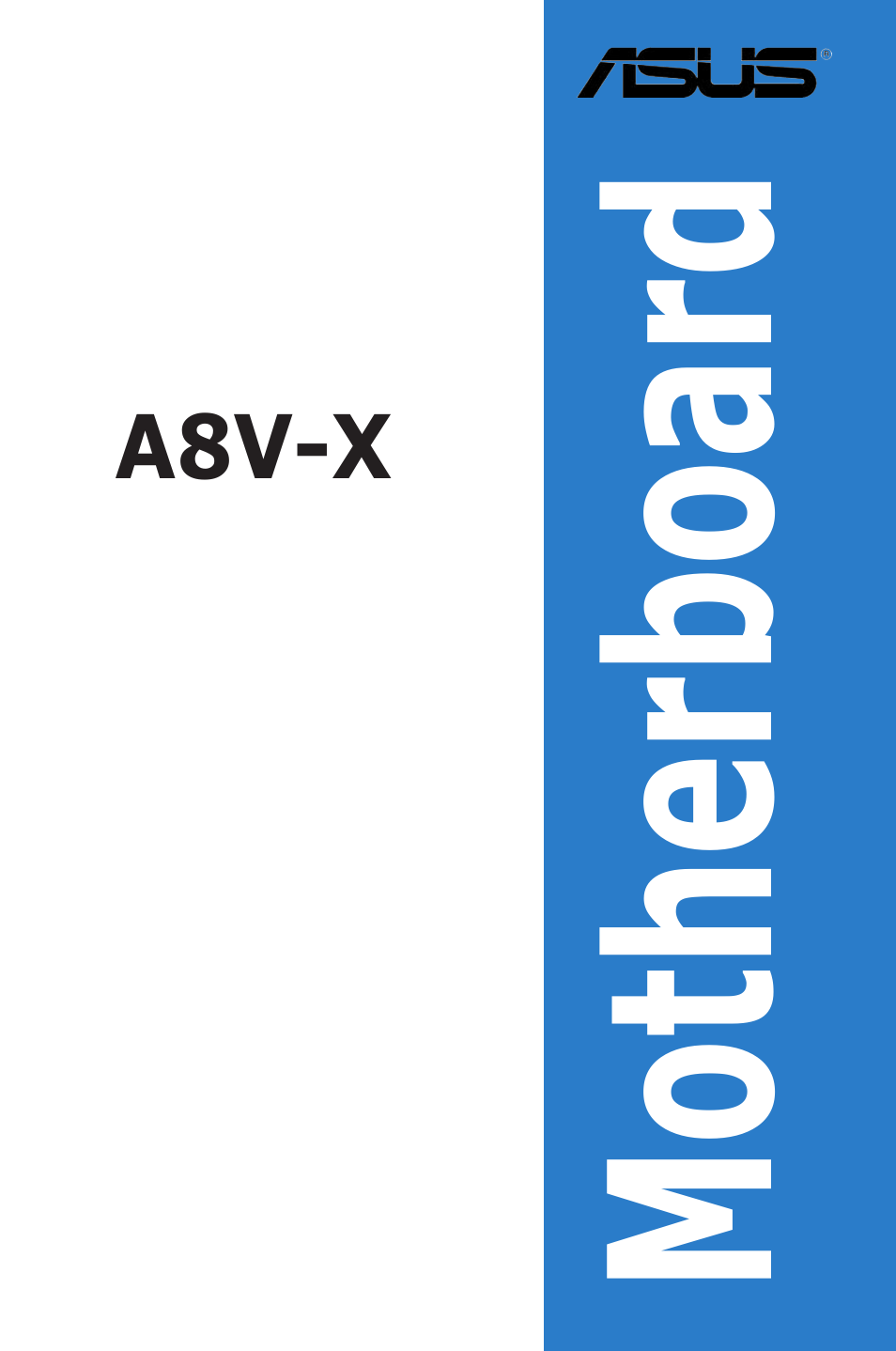 Asus A8V-X User Manual | 86 pages