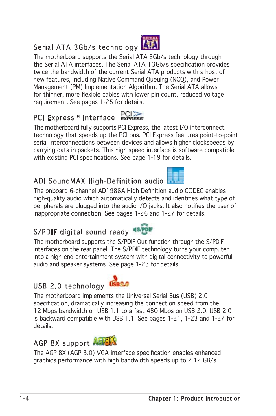 Asus A8V-X User Manual | Page 16 / 86