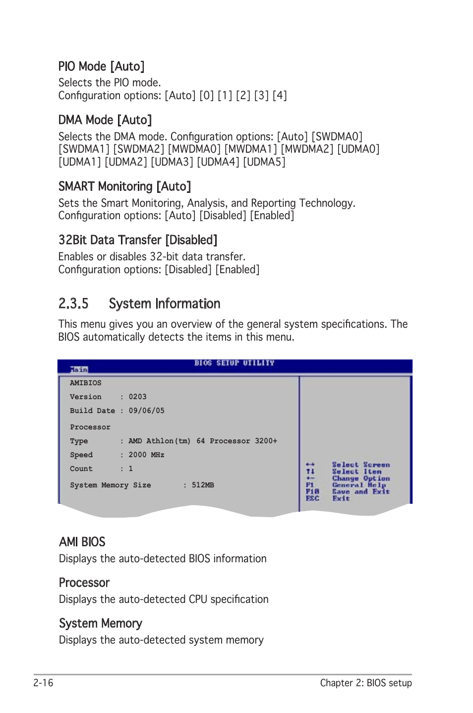 5 system information | Asus A8V-X User Manual | Page 58 / 86