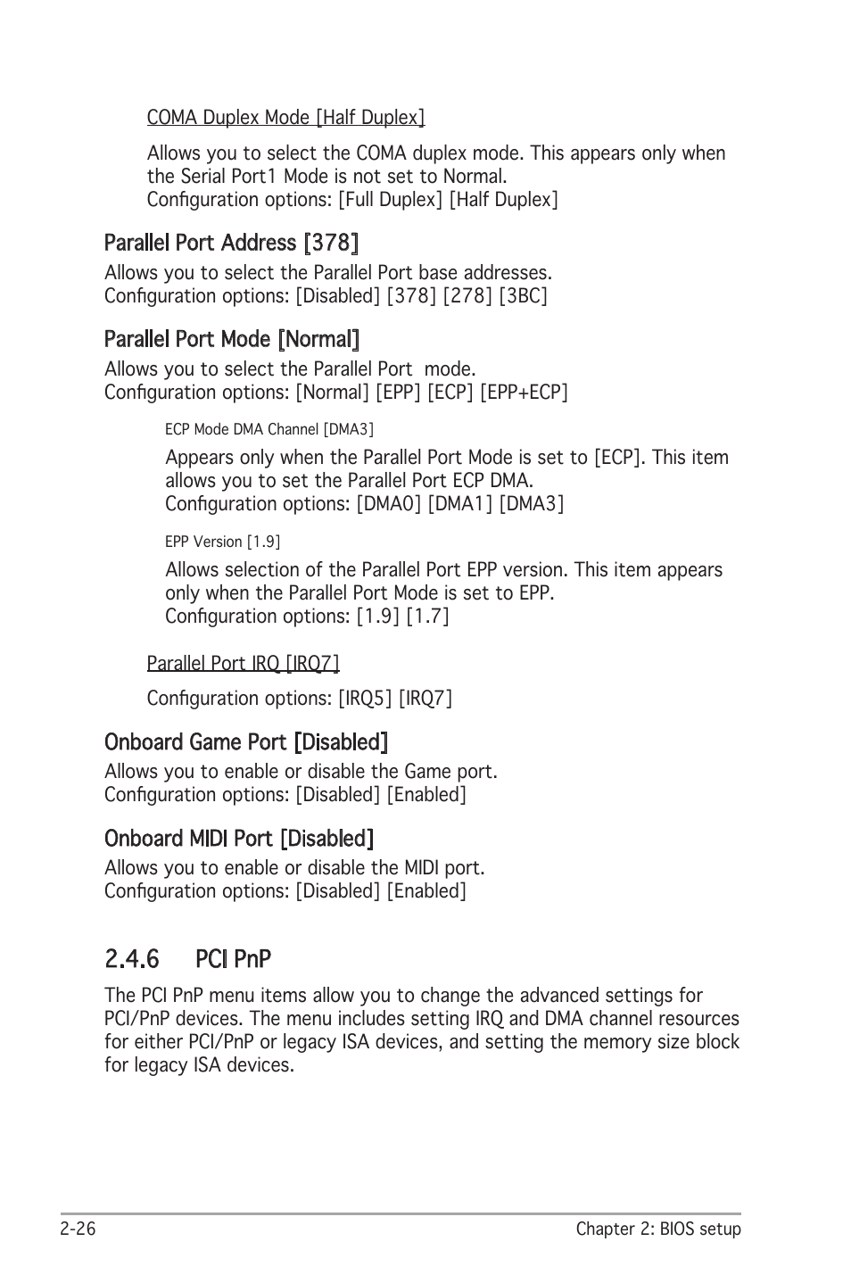 6 pci pnp | Asus A8V-X User Manual | Page 68 / 86