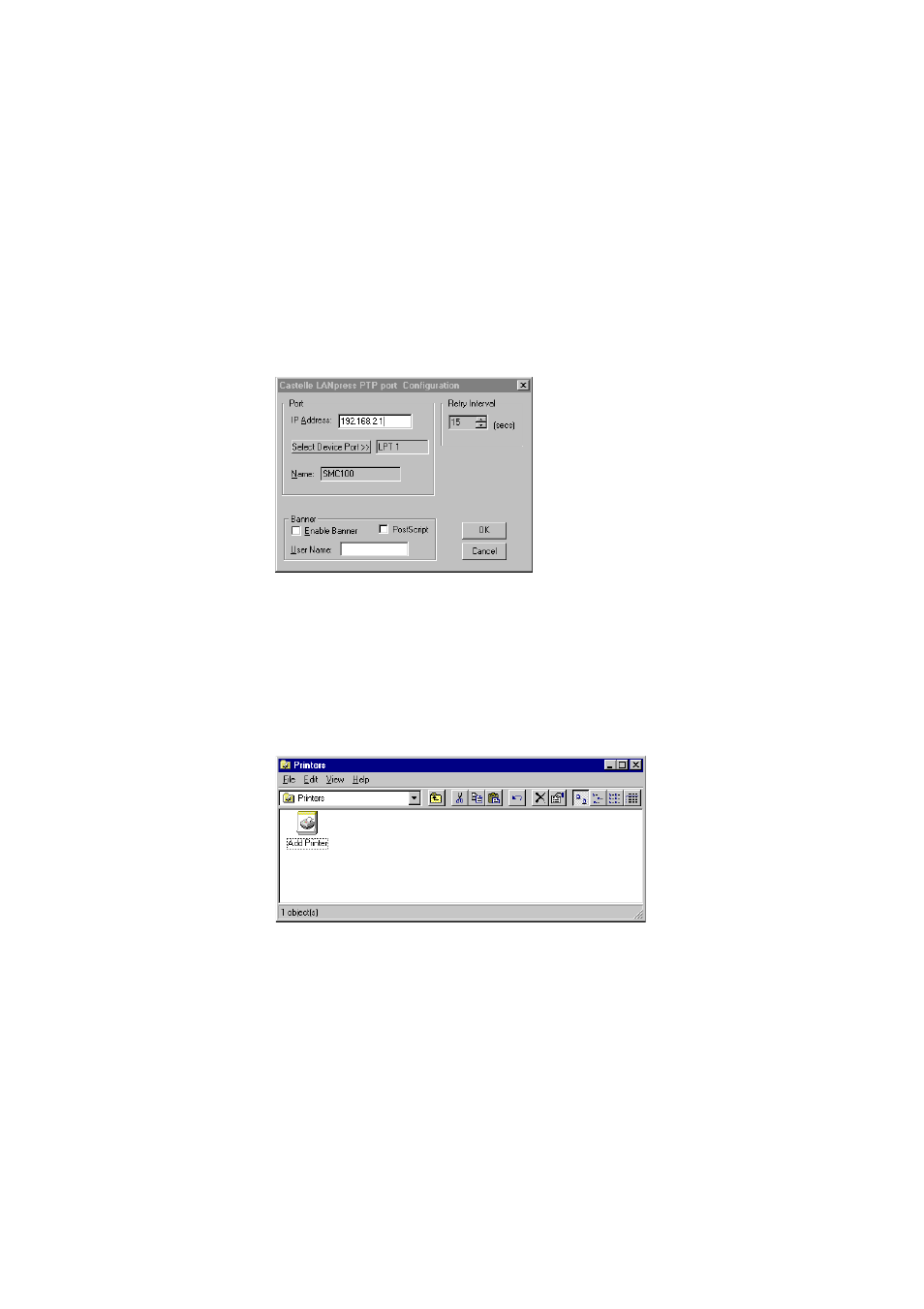 Configuring the network printer in windows nt | SMC Networks SMC7004ABR V.2 User Manual | Page 83 / 109