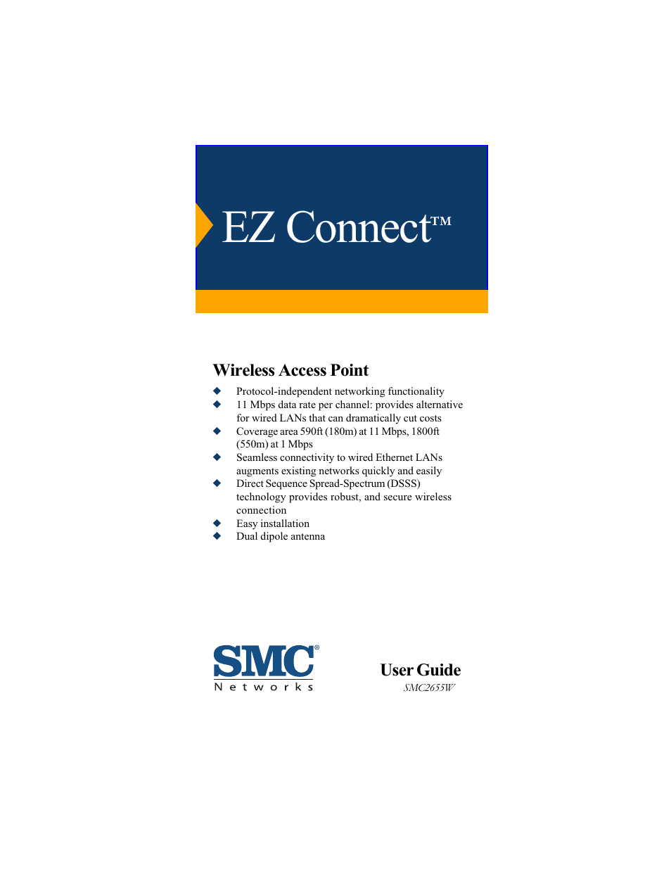 SMC Networks SMC2655W User Manual | 32 pages