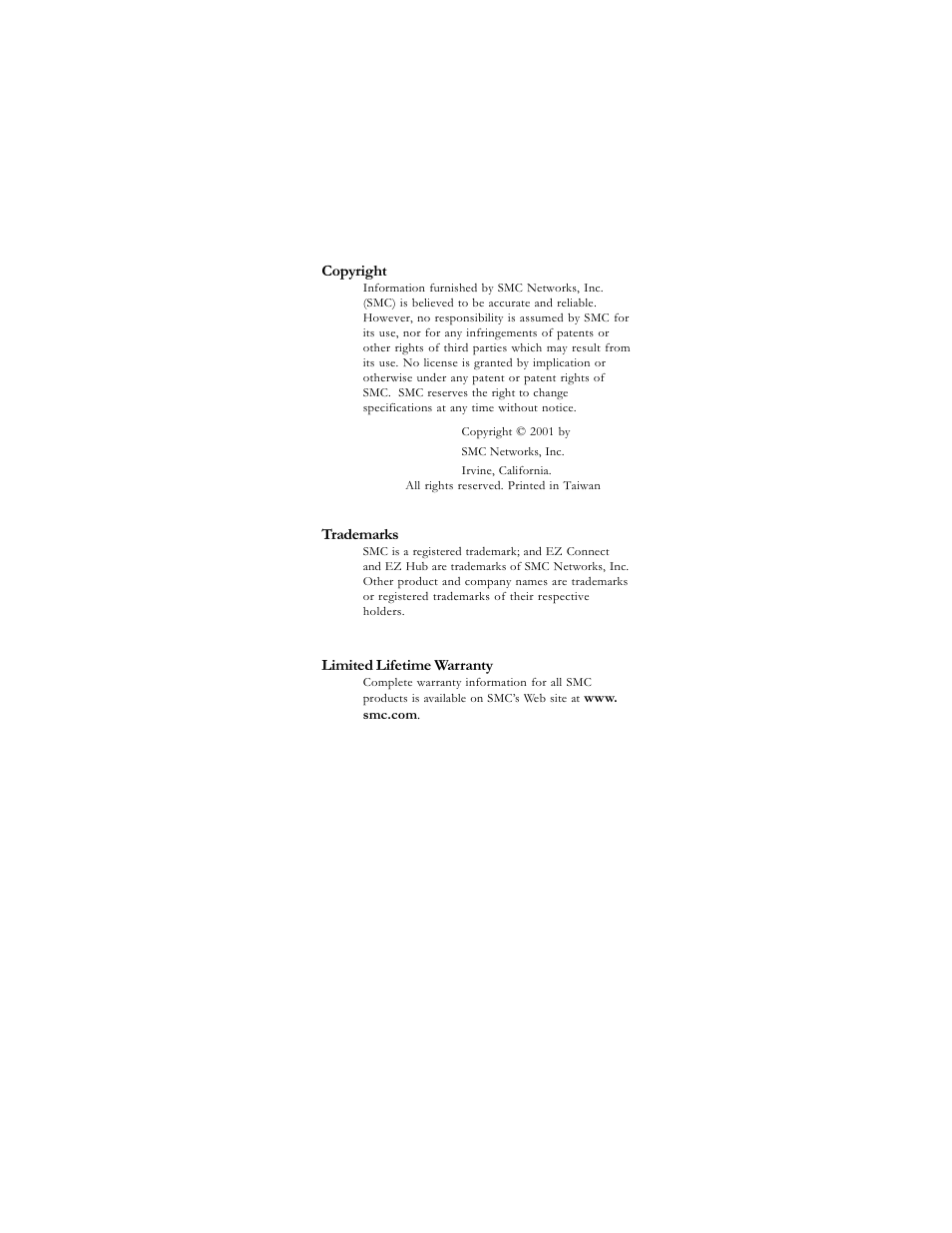 SMC Networks SMC2655W User Manual | Page 4 / 32