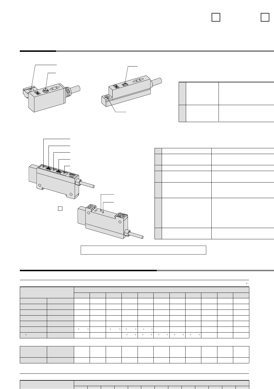 7k/d-r, Descriptions, D-f7k | D-f7k d-r २ k, D-y7k, Trimmer auto switch, Sensor unit amplifier unit, Sensor unit, Amplifier unit | SMC Networks Series D- 7K User Manual | Page 3 / 8