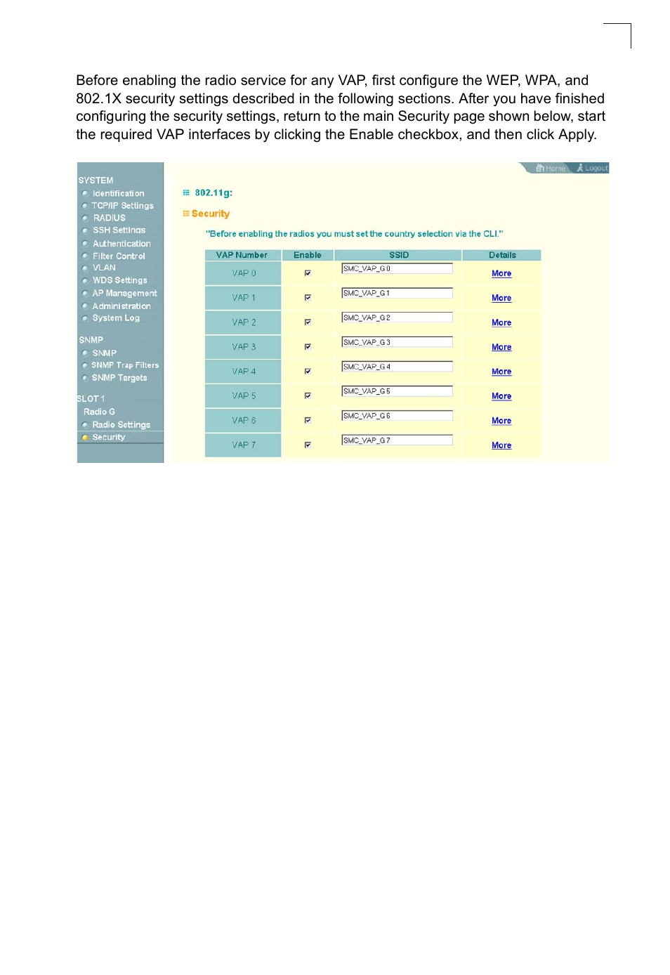 SMC Networks SMC2552W-G2-17 User Manual | Page 114 / 296