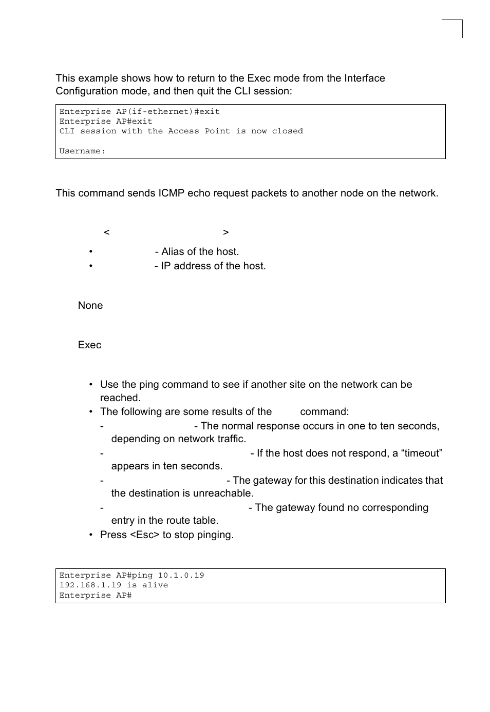 Ping, Ping 7-9 | SMC Networks SMC2552W-G2-17 User Manual | Page 146 / 296