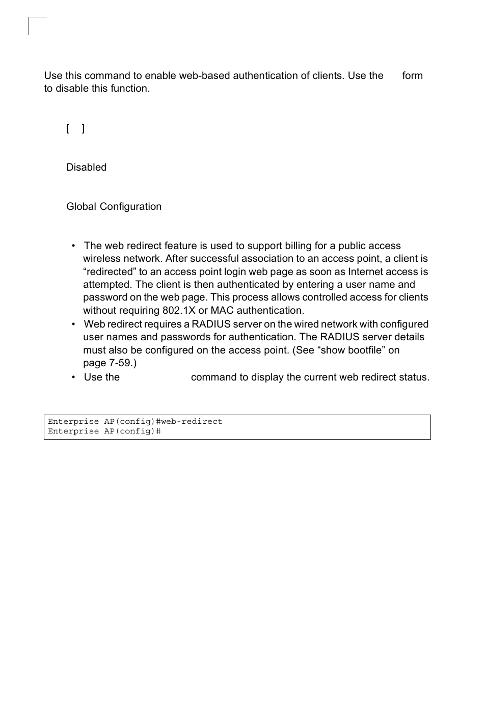 Web-redirect, Web-redirect 7-20 | SMC Networks SMC2552W-G2-17 User Manual | Page 157 / 296