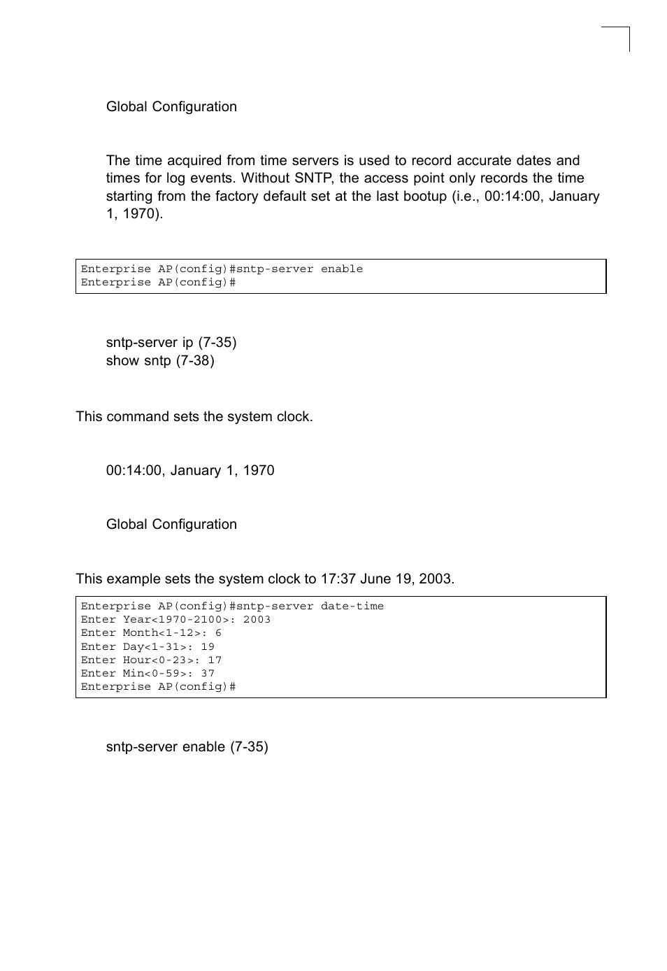 Sntp-server date-time | SMC Networks SMC2552W-G2-17 User Manual | Page 172 / 296