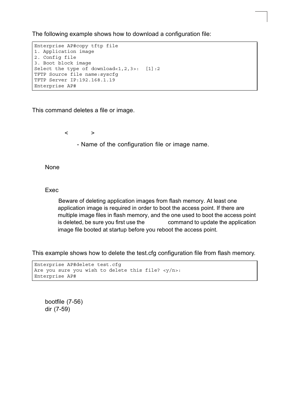 Delete, Delete 7-57 | SMC Networks SMC2552W-G2-17 User Manual | Page 194 / 296