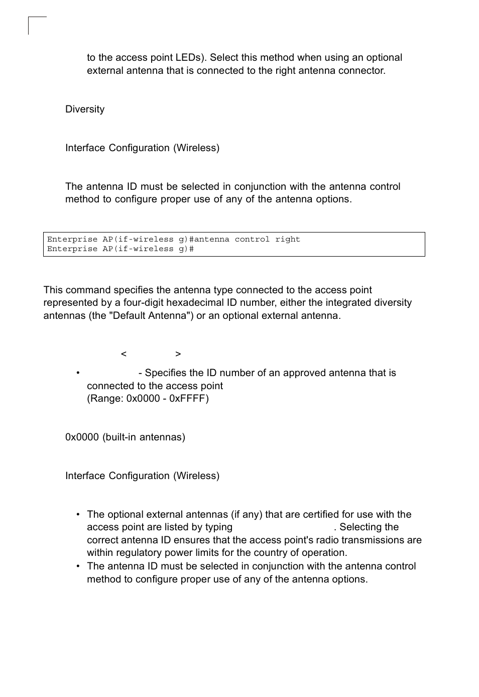 Antenna id | SMC Networks SMC2552W-G2-17 User Manual | Page 237 / 296