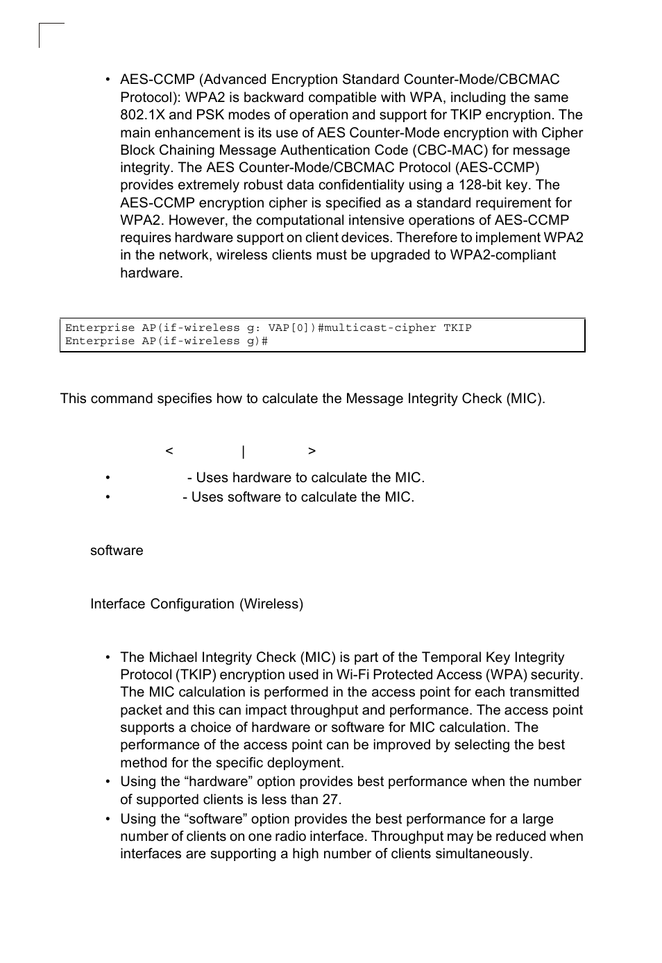 Mic_mode, Mic_mode 7-120 | SMC Networks SMC2552W-G2-17 User Manual | Page 257 / 296