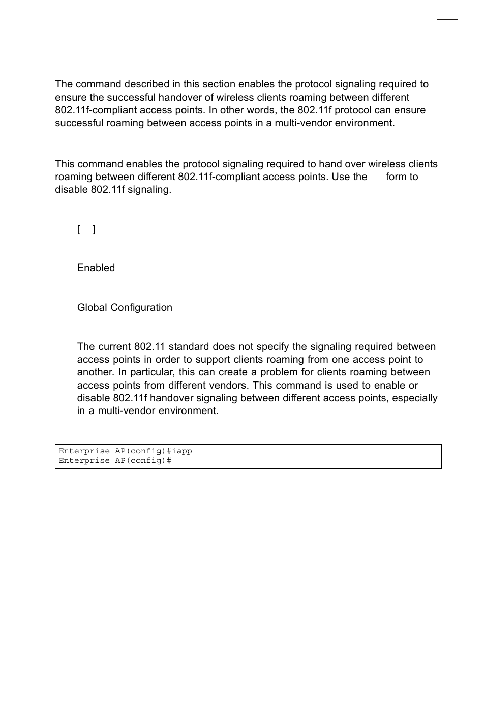 Iapp commands, Iapp, Iapp 7-127 | SMC Networks SMC2552W-G2-17 User Manual | Page 264 / 296