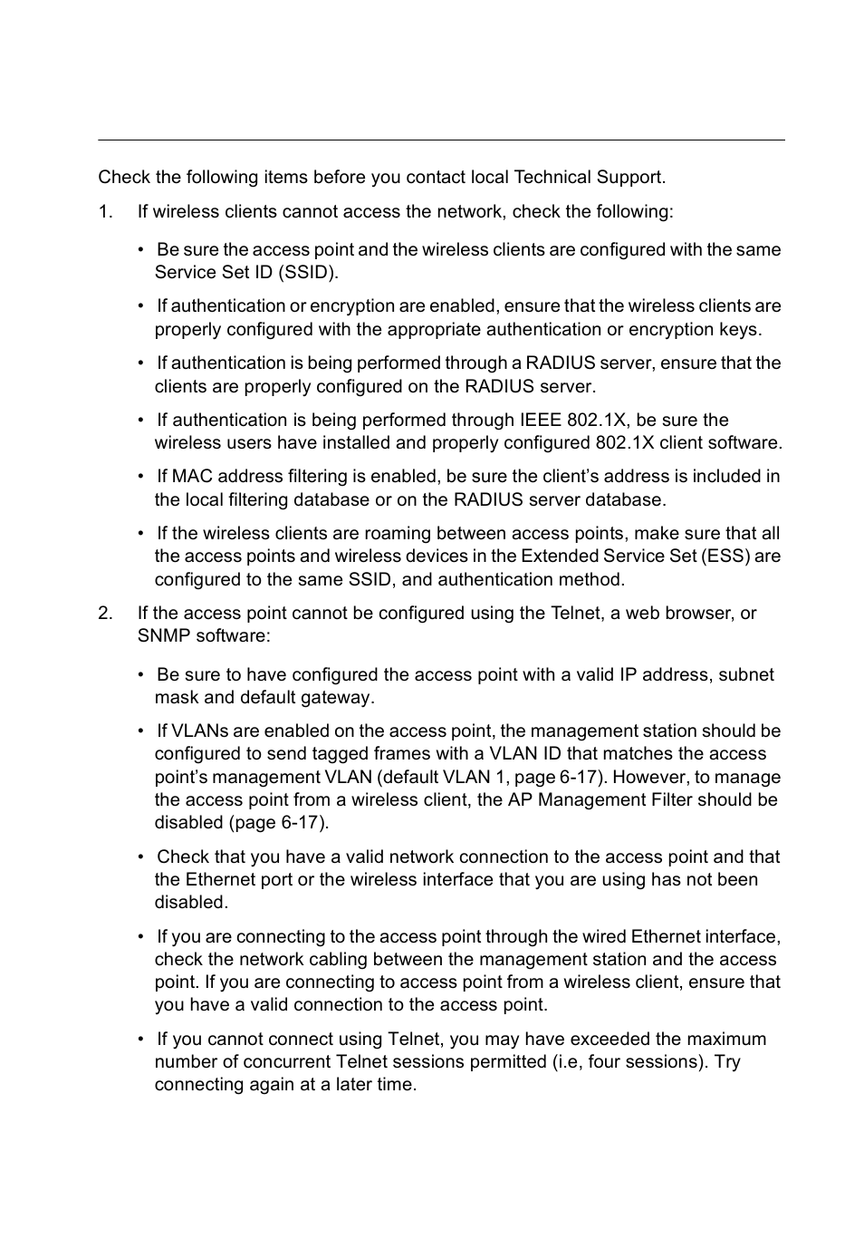 Appendix a: troubleshooting | SMC Networks SMC2552W-G2-17 User Manual | Page 272 / 296