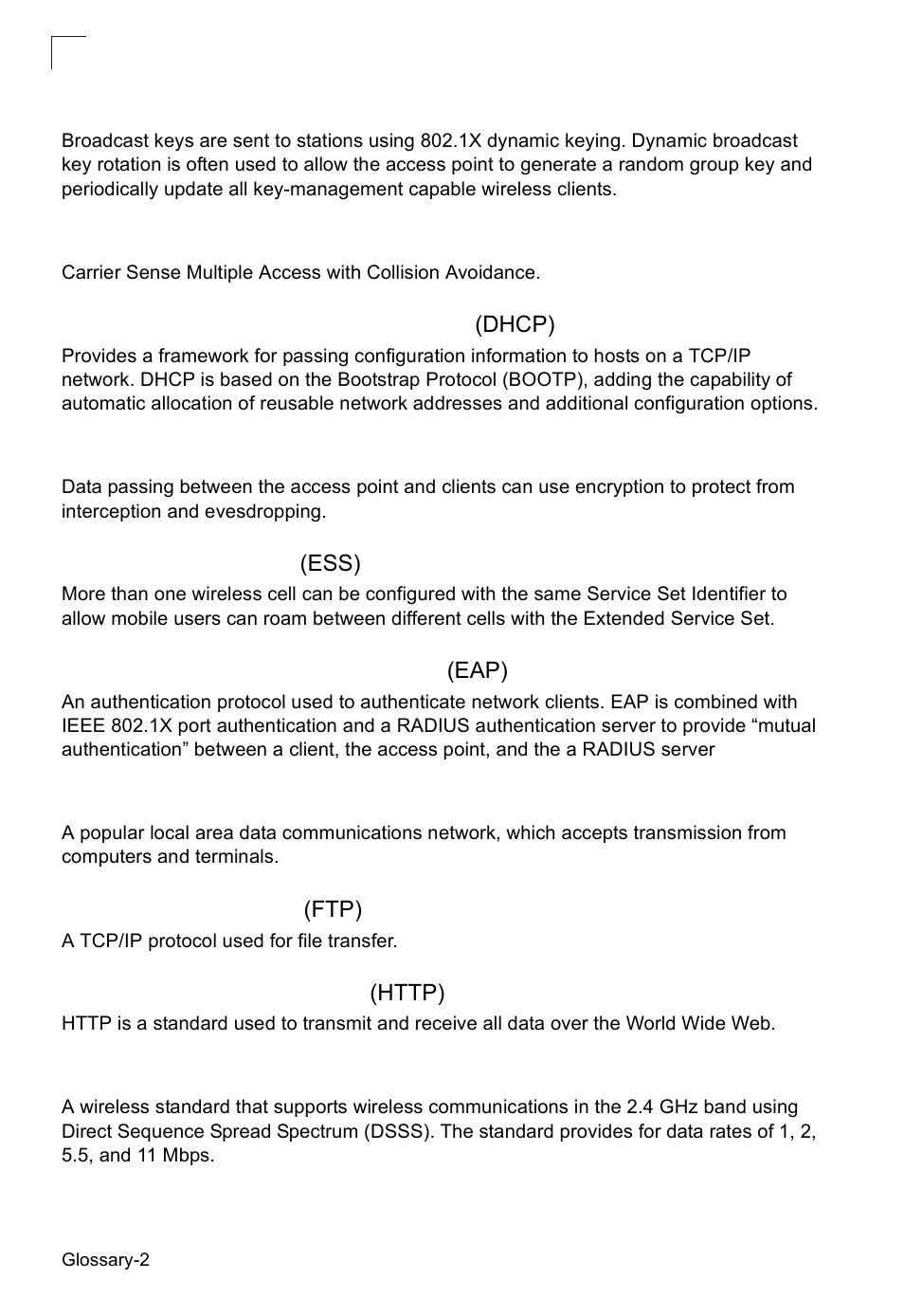 SMC Networks SMC2552W-G2-17 User Manual | Page 285 / 296