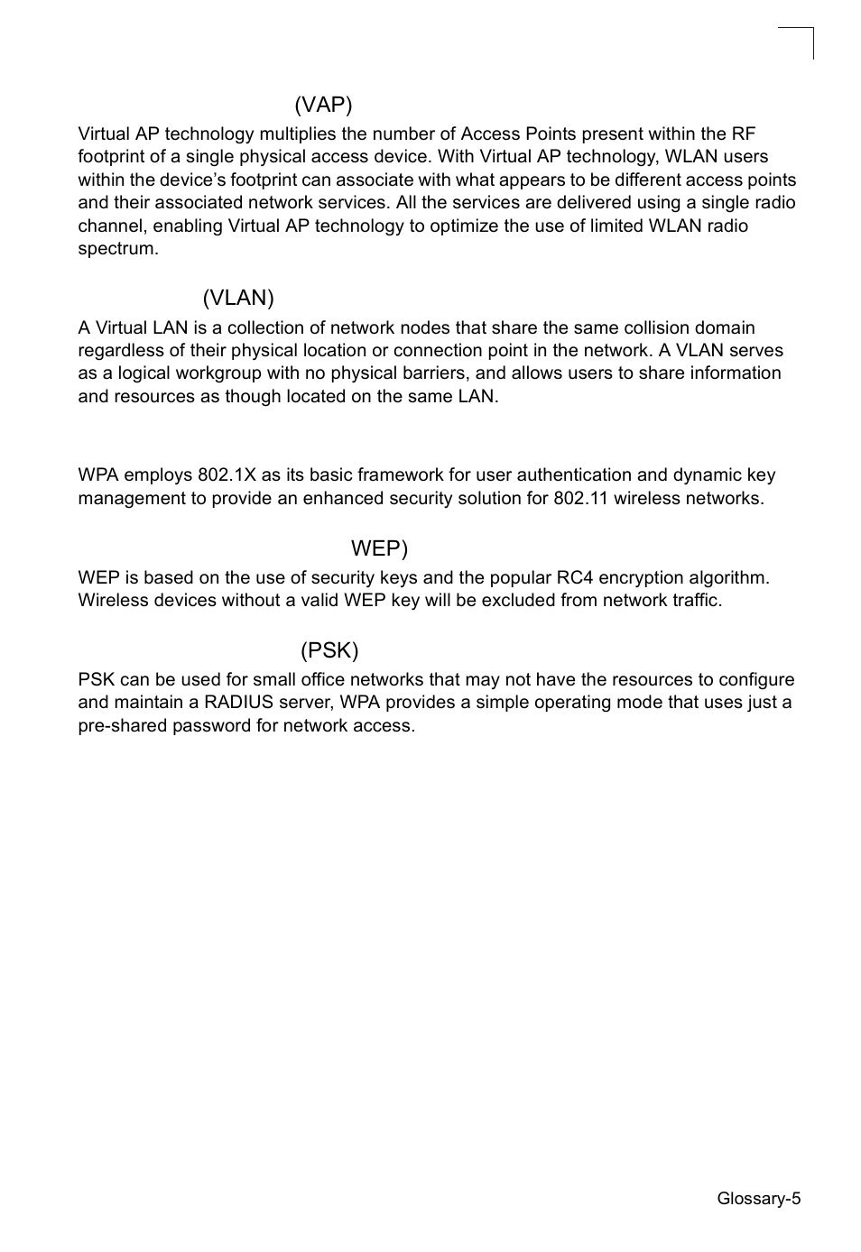 SMC Networks SMC2552W-G2-17 User Manual | Page 288 / 296