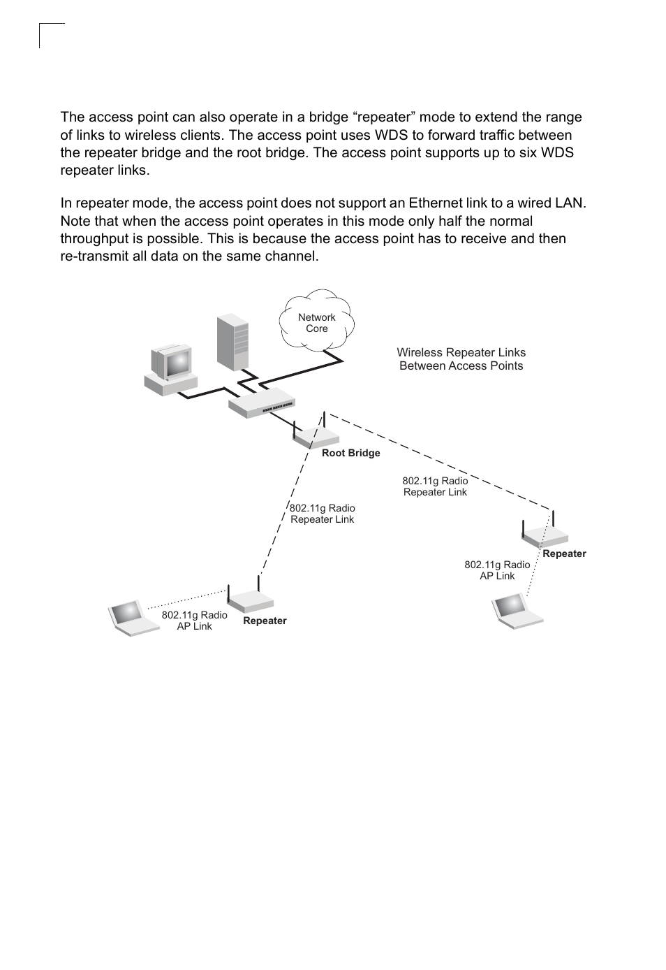 Infrastructure wireless repeater, Network configuration 4-6 | SMC Networks SMC2552W-G2-17 User Manual | Page 43 / 296