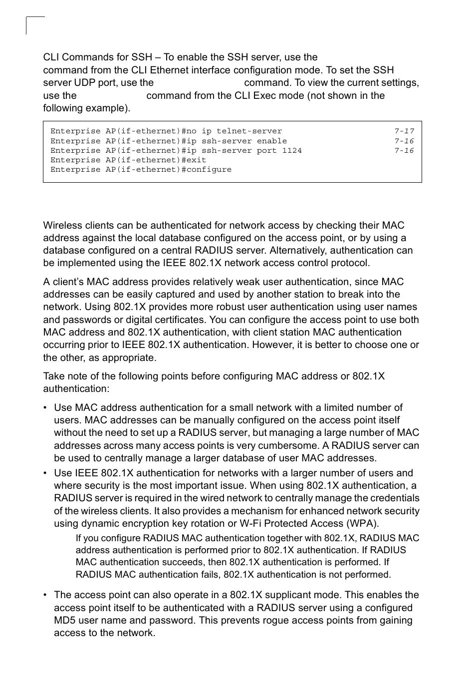 Authentication, Authentication 6-12 | SMC Networks SMC2552W-G2-17 User Manual | Page 59 / 296