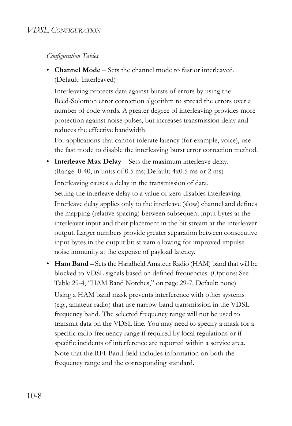 Vdsl c | SMC Networks TigerAccess SMC7816M User Manual | Page 260 / 962